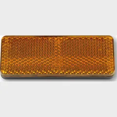 SHIN YO Fork reflector rectangular, yellow