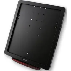 Nummernschildhalter HIGHSIDER CNC Kennzeichen Halteplatte, schwarz eloxiert
