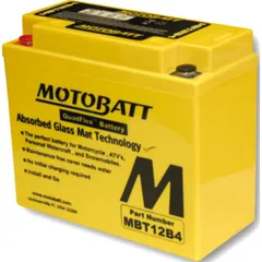 Akku MOTOBATT Batterie MBT12B4