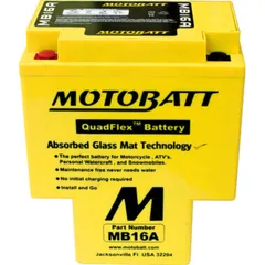Akku MOTOBATT Batterie MB16A