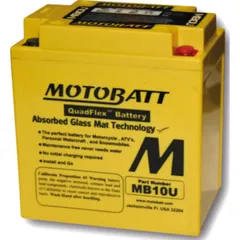 Akku MOTOBATT Batterie MB10U, 4-polig