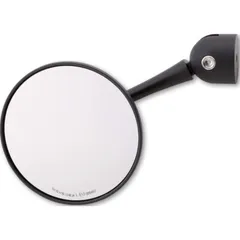 HIGHSIDER CLASSIC handlebar end mirror, black bead blasted