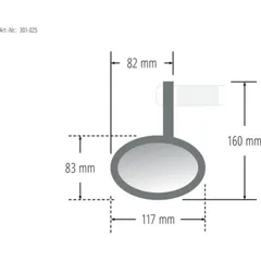 HIGHSIDER for: VICTORY handlebar end mirrors 301-025