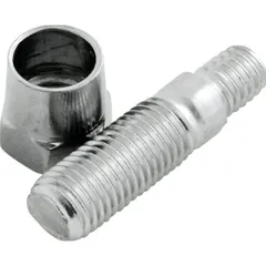 HIGHSIDER Mirror adapter M10 to 5/16 inch UNC, chrome