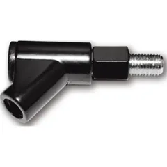 Mirror adapter M 10x1,25, right hand thread, black