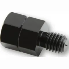 Mirror adapter hole M10 right on bolt M8 left black