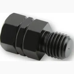 Mirror adapter hole M10 left on bolt M10 right black