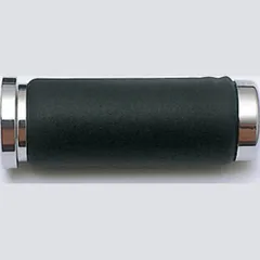 Handlebar grips chrome/leather