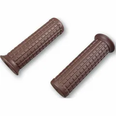 Custom Old Style Grips 1 inch (25,4 mm) dark brown pair