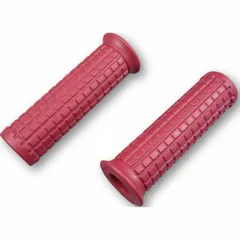 Custom Old Style Grips 1 inch (25,4 mm) dark red pair