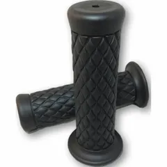 Custom Diamond Style Grips 1 inch black pair