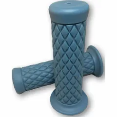 Custom Diamond Style Grips 1 inch blue pair
