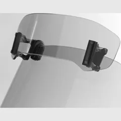 MRA Vario spoiler attachment VSA-TYP A 30/19 cm, smoke grey, incl. clamp