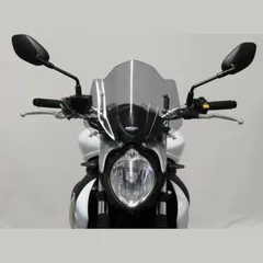 MRA Racing screen NR, for: SUZUKI SFV650 GLADIUS, 09-15, smoke grey