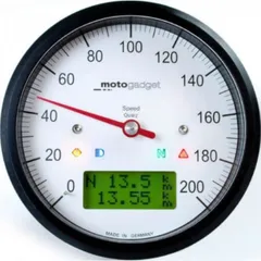 motogadget Motoscope classic speedo, black