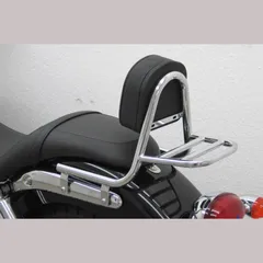 FEHLING Sissy Bar made of tube with cushion and carrier, for: TRIUMPH Speedmaster 2008