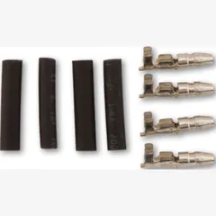 3.5 mm round plug (male) + heat shrinkable tubing