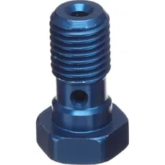 ABM Hohlschraube Alu M10 x 1,25, blau