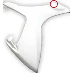 Fairing side part left middle for SUZUKI GSX-R 600/750 2nd choice, one mounting bracket broken off