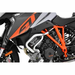 ZIEGER Crash bar for: KTM 1290 Super Duke GT 16-18 silver