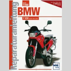 Motorbuch Vol. 5188 Repair manual for: BMW F650, 93