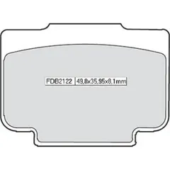 Bremsklötze FERODO Bremsbelag FDB 2122 Platinum