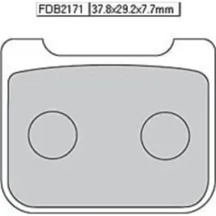 FERODO Brake lining FDB 2171 Platinum