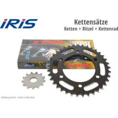 IRIS Kette & ESJOT Räder XR chain set for: KTM 125 Duke