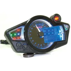 multifunctional speedometer Koso RX1N GP Style black, blue lighting 11042