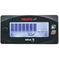 fuel gauge Koso Fuel Meter Mini Style 3 with white back light 13834
