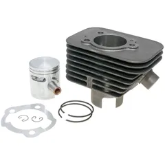 Zylindersatz Zylinderkit Polini Grauguss Sport 63ccm 12mm Kolbenbolzen ohne Kopf für Piaggio Boxer, Bravo, CBA, Ciao, Eco, Grill