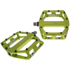 n8tive flat pedal XC 99x100mm - green 150030GN