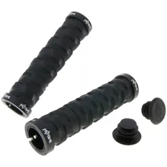 n8tive double lock-on grip set ROCK 130mm - black 150050BK