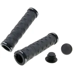 n8tive double lock-on grip set ROCK 130mm - grey 150050GR