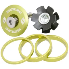 n8tive Spacer Kit inkl. Ahead-Kappe - grün 150069GN