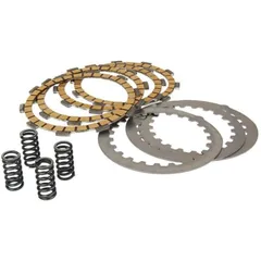 clutch plate set Top Performances aramid fiber heavy duty 4-friction plate type for Minarelli AM, Generic, KSR-Moto, Keeway, Mot