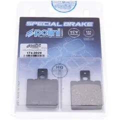 Bremsklötze Bremsbeläge Polini organisch für Aprilia RS 50, 125, RX 50, Beta Tempo, Quadra, Cagiva Mito 125 174.0029