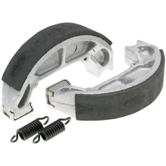 Bremsschuhe Bremsbackensatz Polini 100x20mm inkl. Federn für Trommelbremse mit Nut für Piaggio Quartz, Zip Base 50, Sfera 50/80