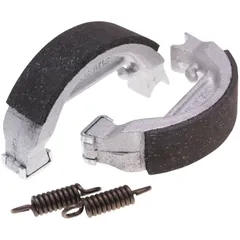 Bremsschuhe Bremsbackensatz Polini 80x18mm inkl. Federn für Trommelbremse für Honda Camino, Peugeot 103, 104, Puch Maxi (Speiche