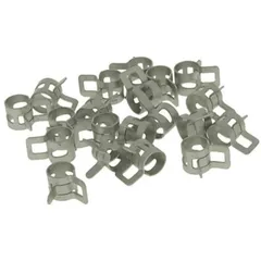 hose clamps 6mm - 20 pieces - universal 19025