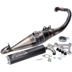 Schalldämpfer Auspuff Polini Sport Scooter Team 4 für Peugeot Kisbee 50 i.e. 2T AC Euro4 2018- 200.0423