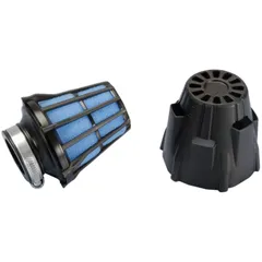 Luftfilter Polini Blue Air Box 32mm gerade schwarz-blau 203.0080