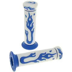 Griffe Satz Flame weiß, blau 21163