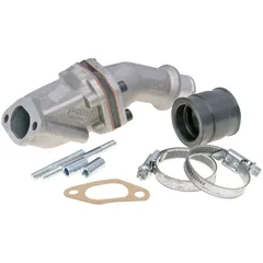 intake manifold Polini reed block 24/28.5mm for Vespa 50 Special, 125 Primavera, ET3 Smallframe w/ CP carburetor 215.0118
