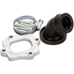 intake manifold Polini 360 21/25mm for Minarelli horizontal w/ 15-21mm CP, 19-21mm PHBG carburetor 215.0425