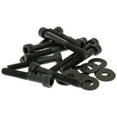 engine case / variator cover screw set black for Peugeot, Kymco vertical 21581