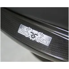 Sticker Aufkleber Racing Planet 100x30mm weiß 23974