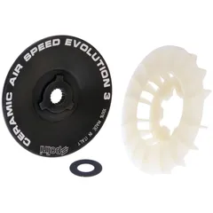 Lüfterrad Keilriemenscheibe Polini Ceramic Air Speed Evolution 3 für Minarelli mit 13mm Stumpf für Yamaha Aerox 50 2T LC 2004-,