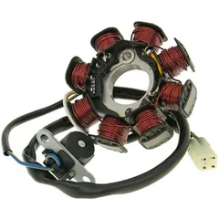 Alternator stator 4-pole for Kymco Super9 LC, Agility 2T, Like 2T, Grand Dink, People, Yager 50 28011