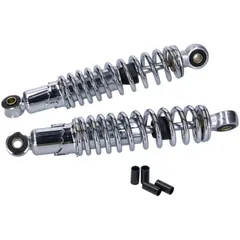 shock absorber set rear 260mm chromed 28743